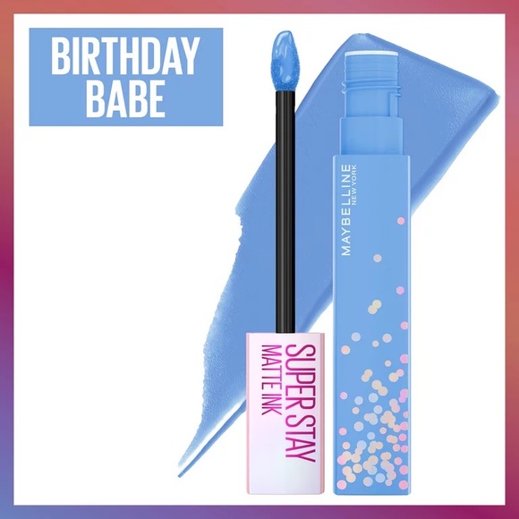 3/$15 Maybelline Matte Ink Lipstick- Birthday babe, Birthday Bestie & Party Goer - Picture 7 of 11
